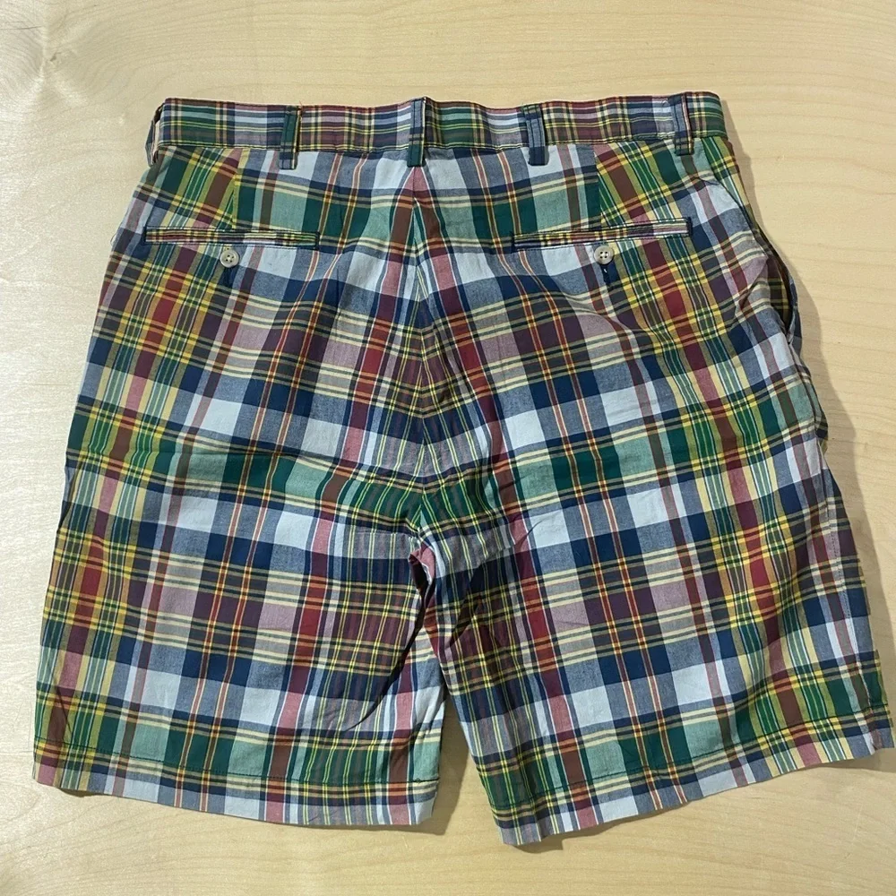 Polo by Ralph Lauren Men's Colorful Plaid Shorts 34 (OK)